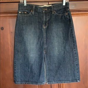 Gap jean skirt